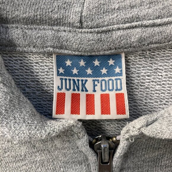 New England Patriots Junk Food Full Zip Hoodie Jacket Size Small/Medium - Picture 5 of 8